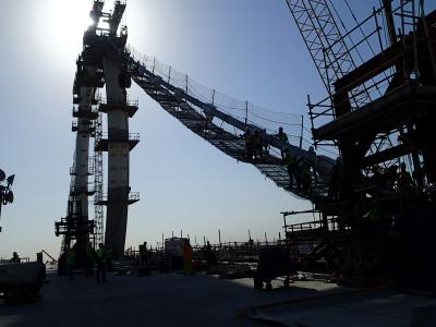 Lusail Marine Bridge Loadtest